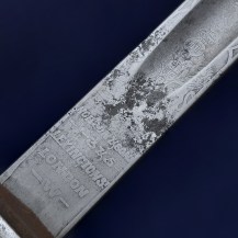 British WW1 1897 Pattern Infantry Officers Sword Captain William Henry German 6th Devonshire Regt, KIA 19